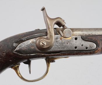 SLAGLÅSPISTOL, "Pistolet modèle An XIII", Frankrike, 1800-talets första hälft.