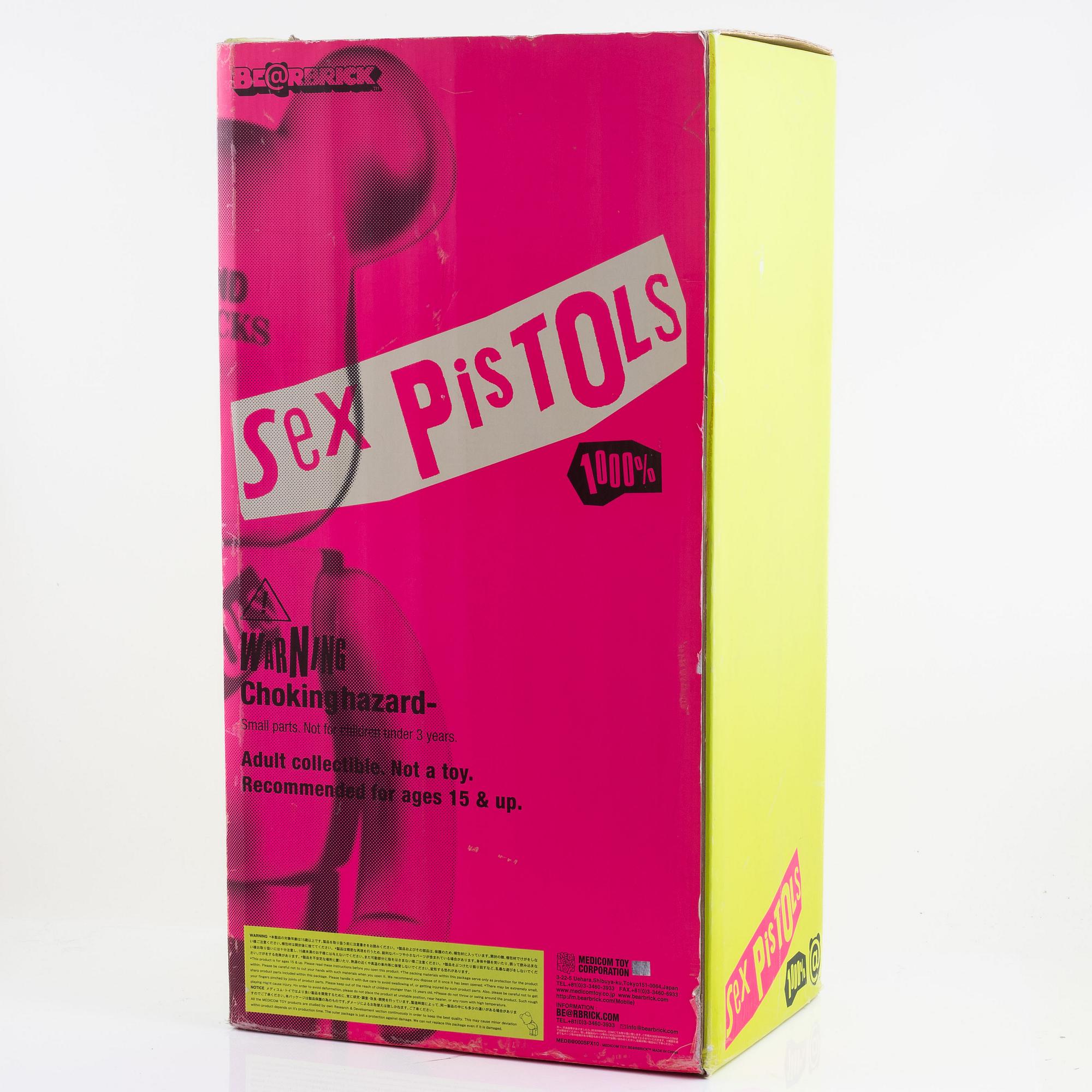 Bearbrick, Sex Pistols 1000%, Medicom Toy, 2006. - Bukowskis