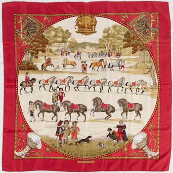 Hermès, scarf, "Presentation des Chevaux".