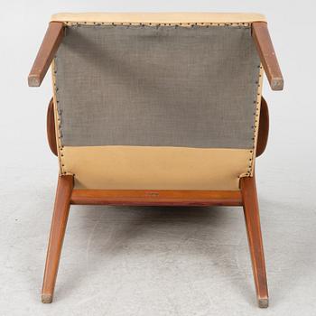 Axel Larsson, karmstolar, ett par, modell 1208, Svenska Möbelfabrikerna Bodafors.