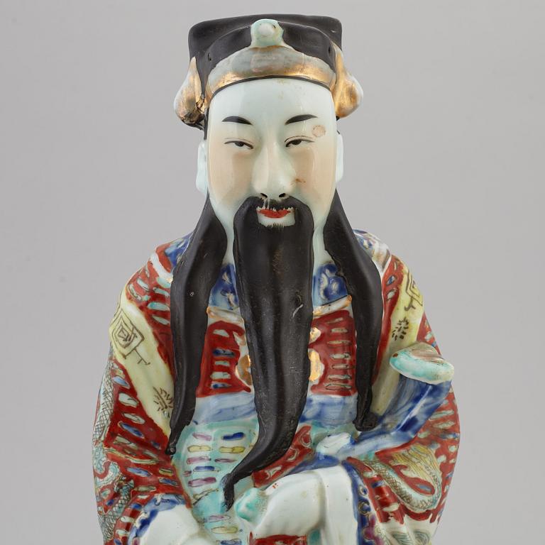 FIGURIN/SKULPTUR, porslin. Kina, 1900-tal.